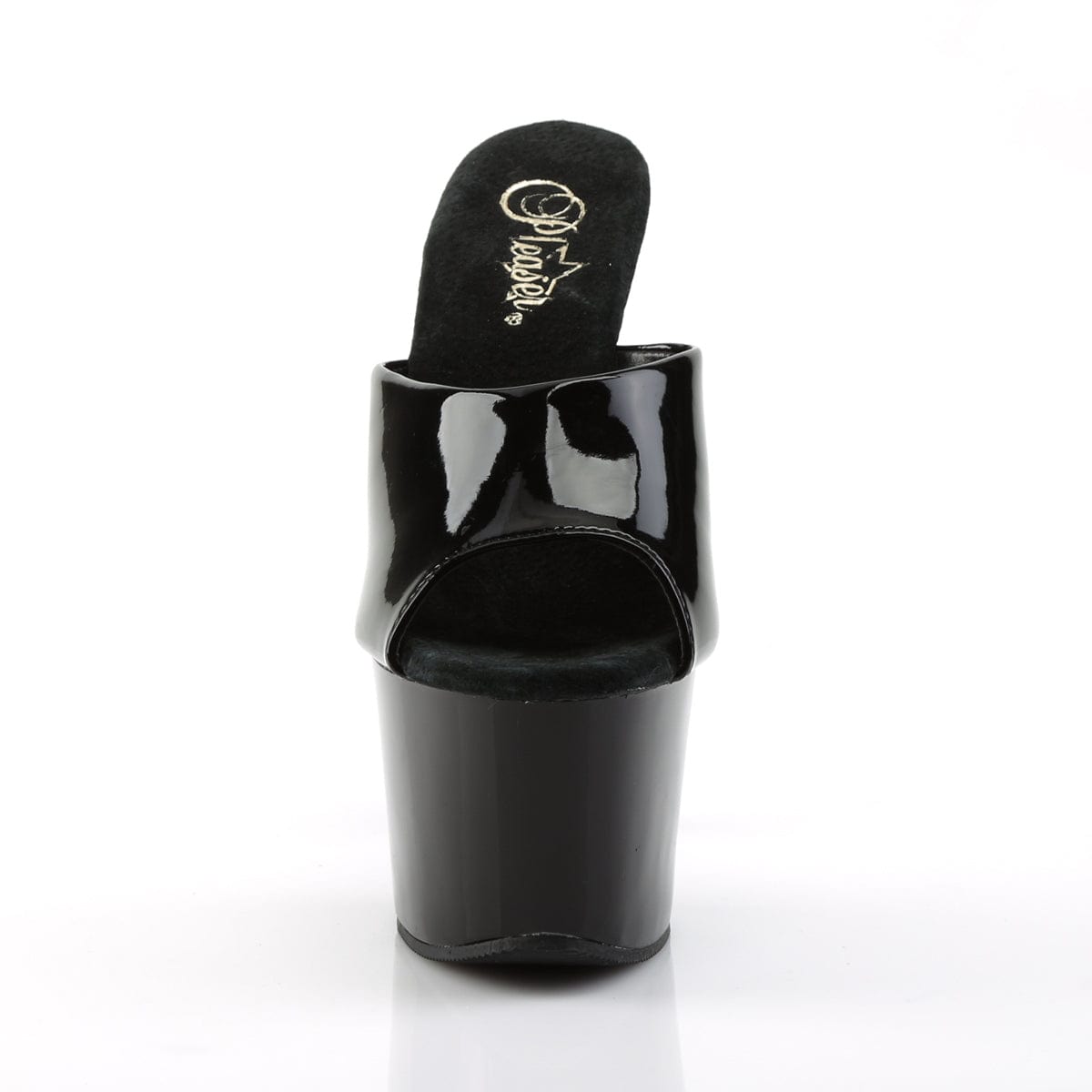 SKY-301 Black Patent/Black Platform Sandal Pleaser US Size (Women's): 5