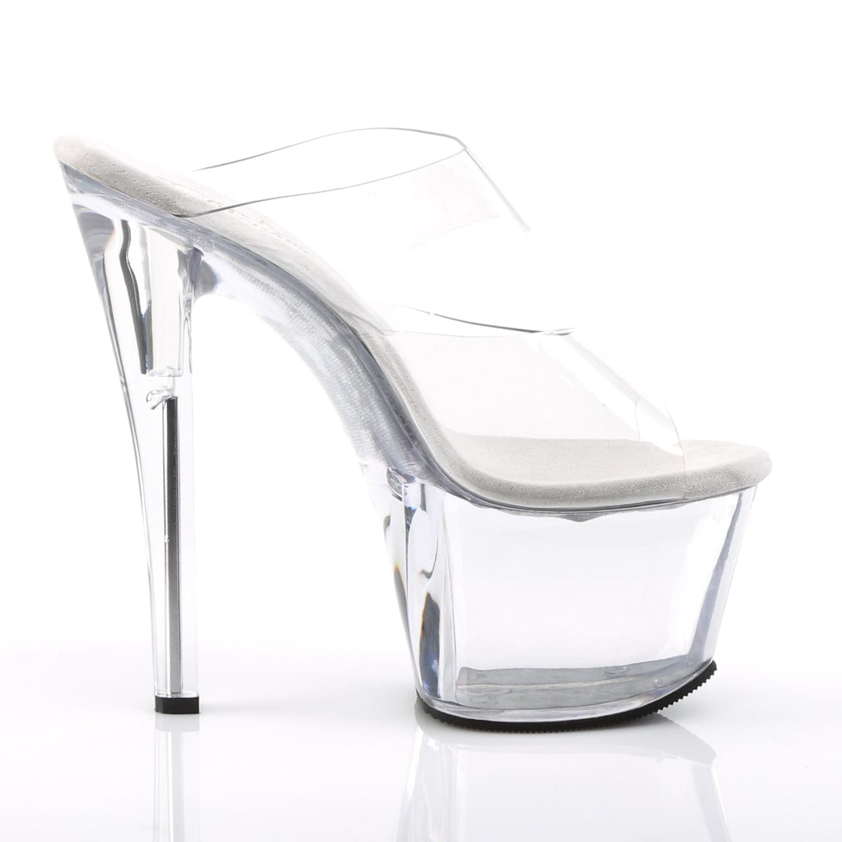 SKY-302 Clear/Clear Slide Pleaser US Size (Women's): 5