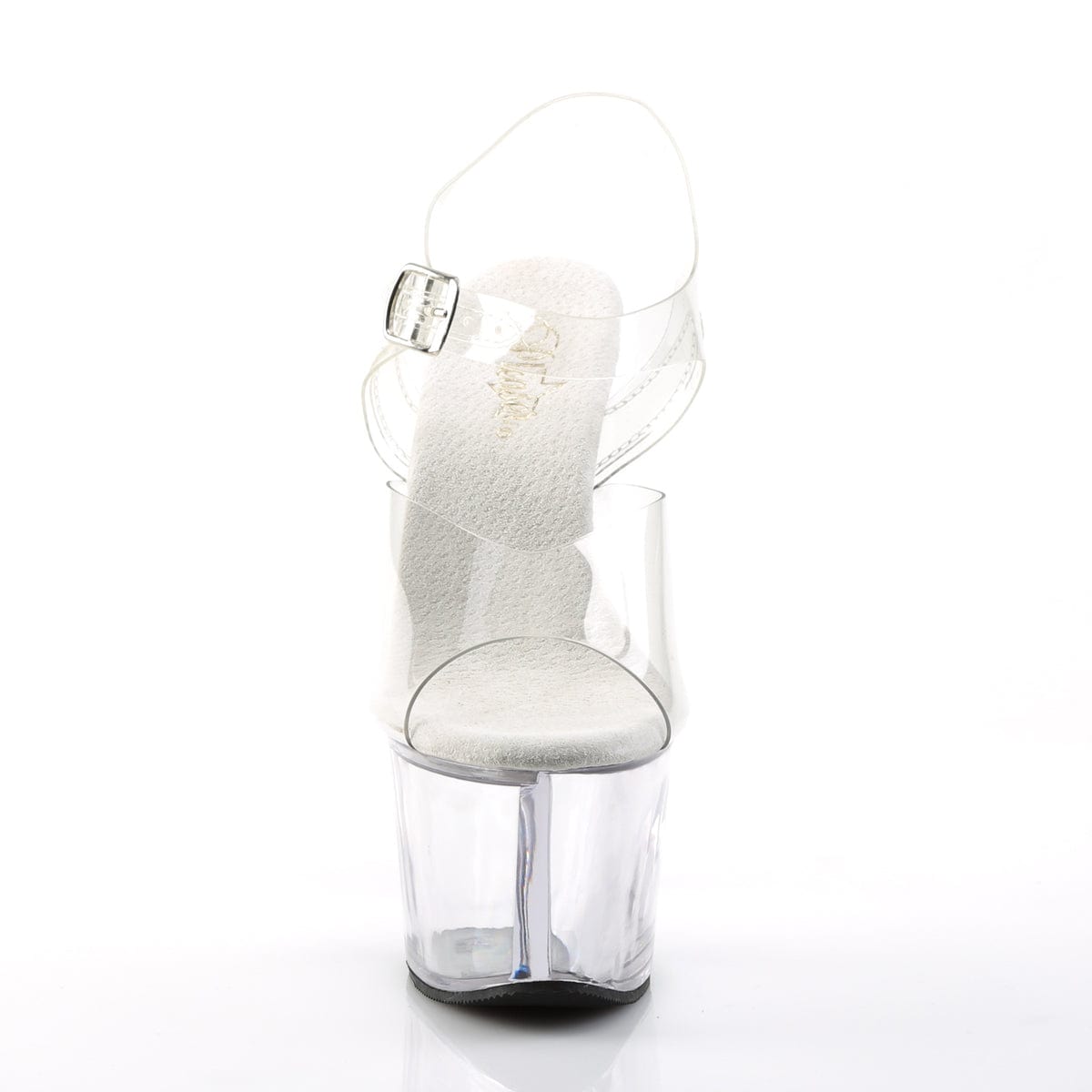 SKY-308 Clear/Clear Platform Sandal Pleaser US Size (Women's): 5