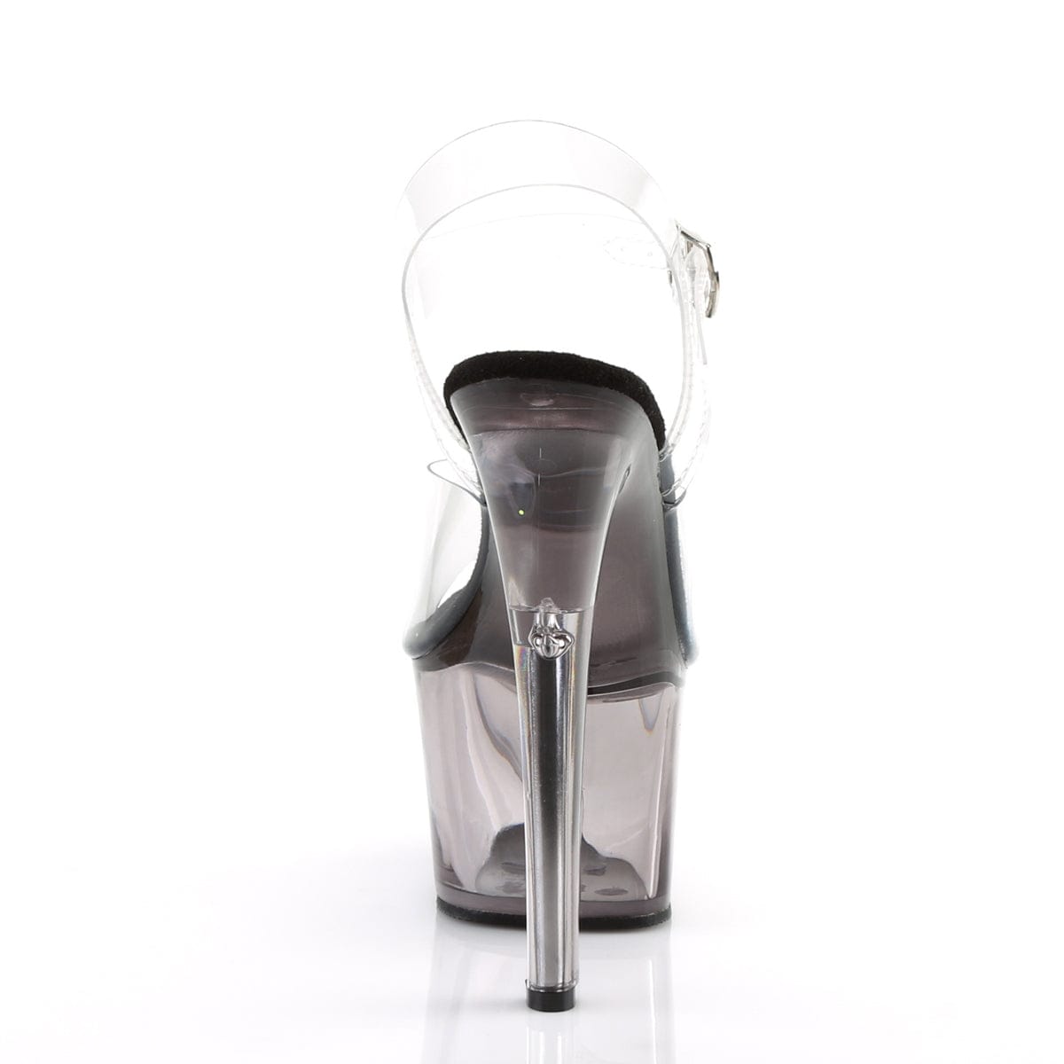 SKY-308T Clear/Smoke Tinted Platform Sandal Pleaser US Size (Women's): 5