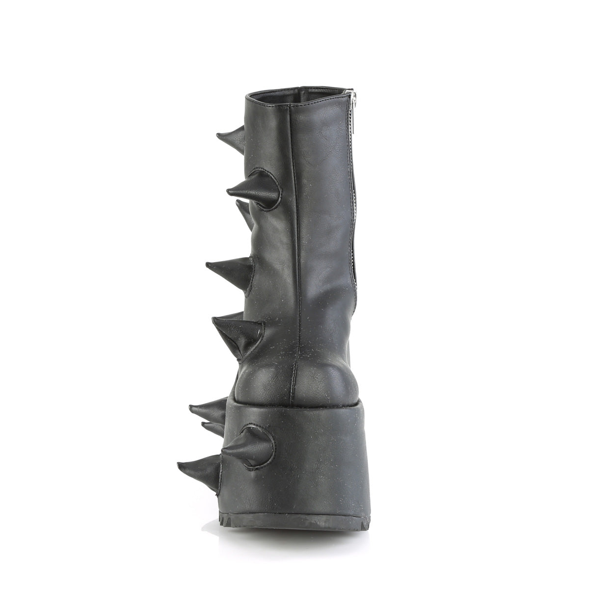 SLAY-77 Black Vegan Leather Ankle Boot Demonia