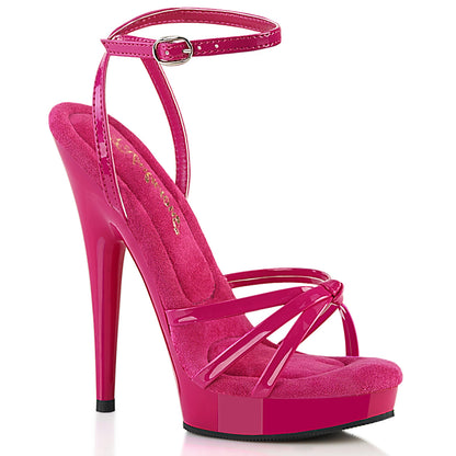SULTRY-638 Hot Pink Patent/Hot Pink Fabulicious