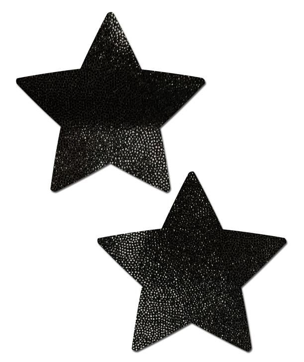 Star: Liquid Black Star Nipple Pasties Pastease