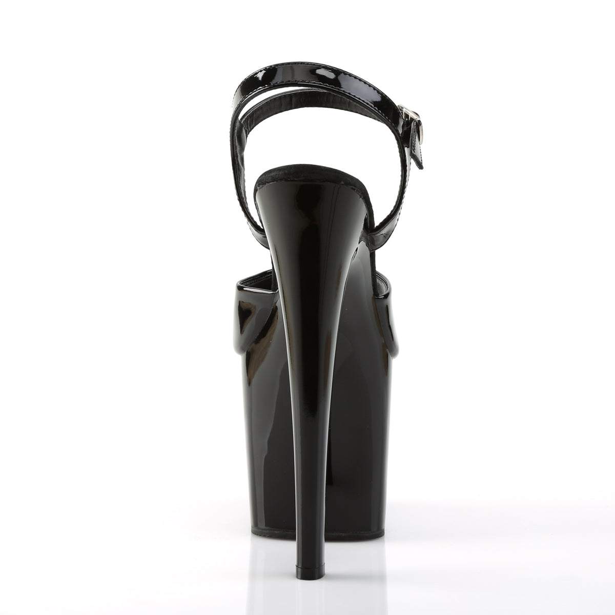 TABOO-709 Black Patent Platform Sandal Pleaser