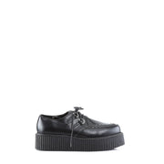 V-CREEPER-502 Black Vegan Leather Creeper Demonia US Size (Unisex/Men's): 4