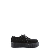 V-CREEPER-502S Black Vegan Suede Creeper Demonia US Size (Unisex/Men's): 4