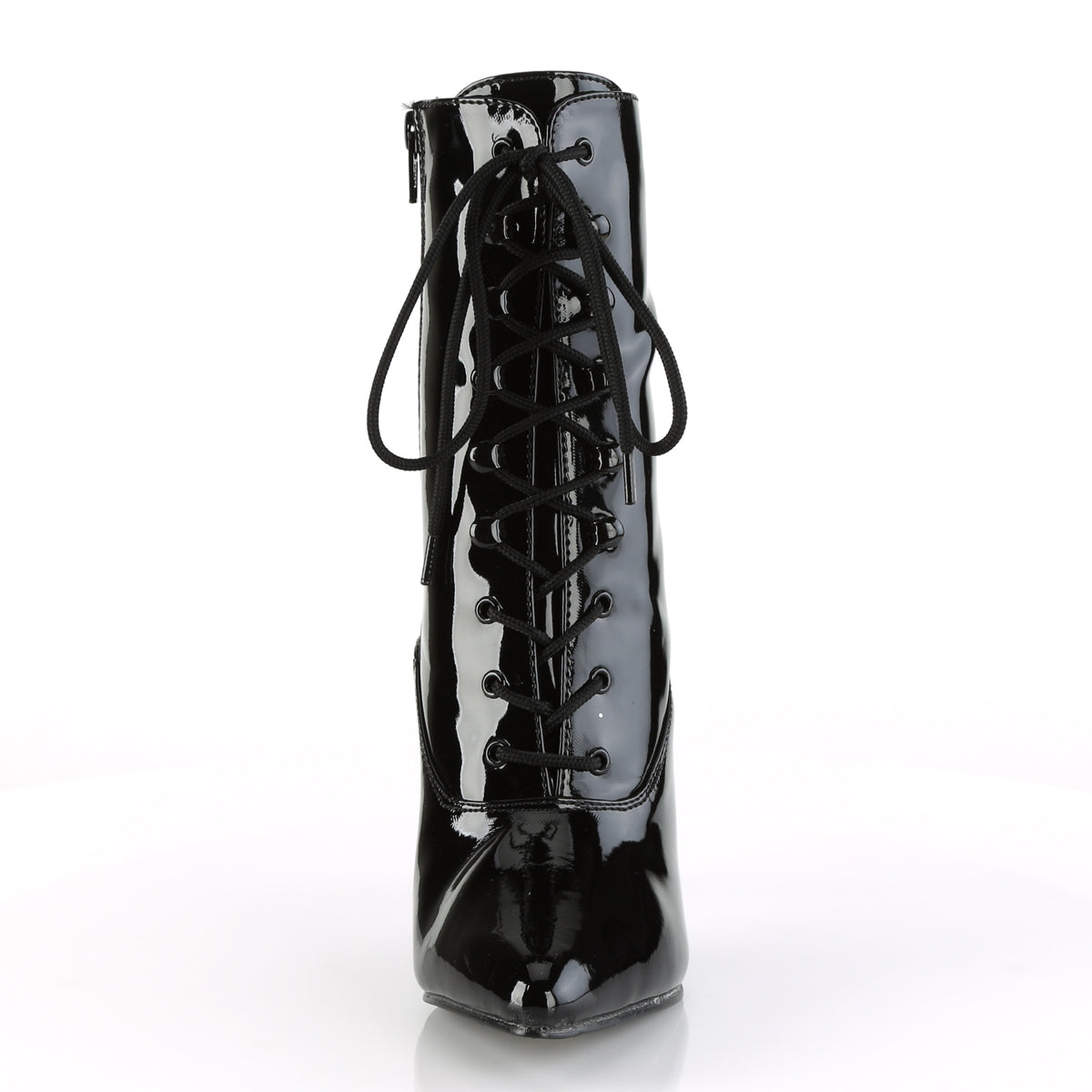 VANITY-1020 Black Patent Ankle Boot Pleaser