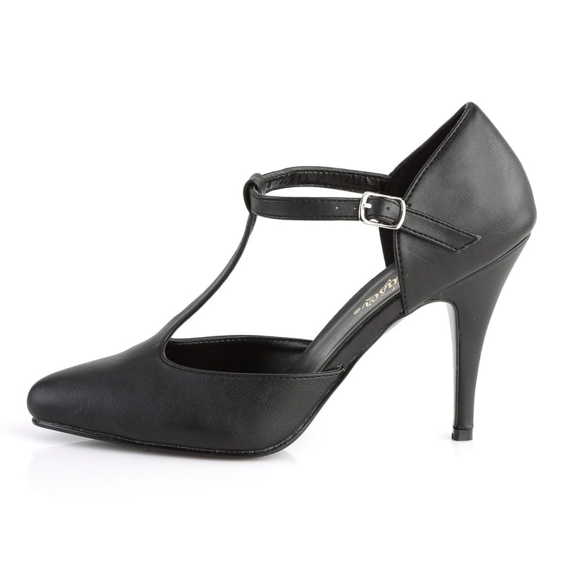 VANITY-415 Black Faux Leather Pump Pleaser US Size (Women's): 5
