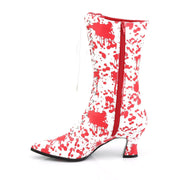 VICTORIAN-120BL White-Red Patent SALE Funtasma US Size (Women's): 6