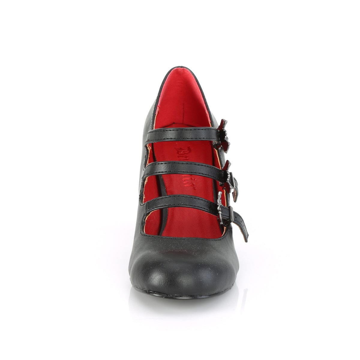 VIVIKA-38 Black Vegan Leather Mary Janes Demonia US Size (Women's): 6