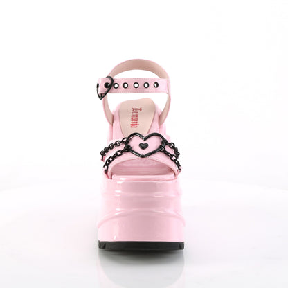 WAVE-09 Baby Pink Hologram Sandal Demonia