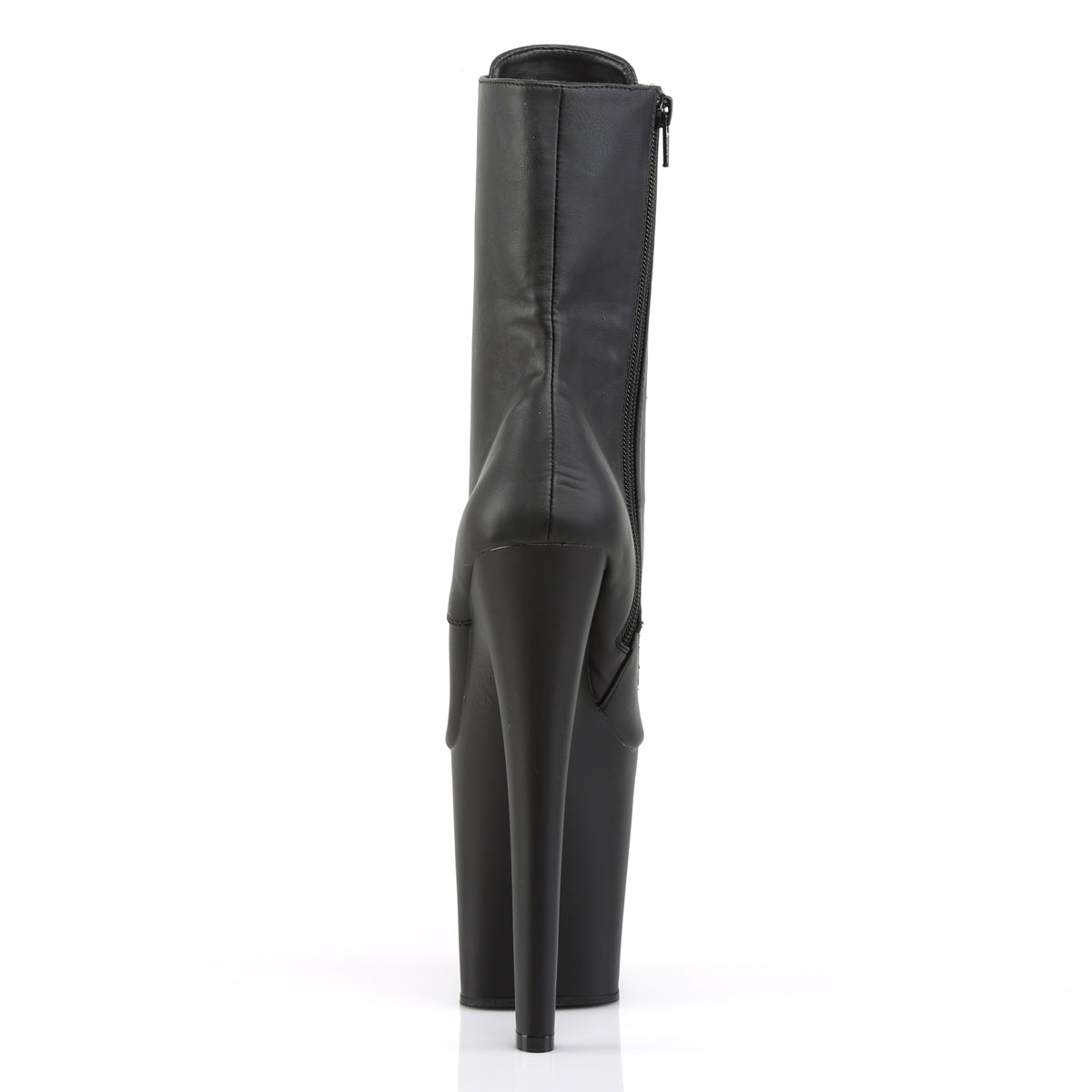 XTREME-1020 Black Faux Leather Boot Pleaser