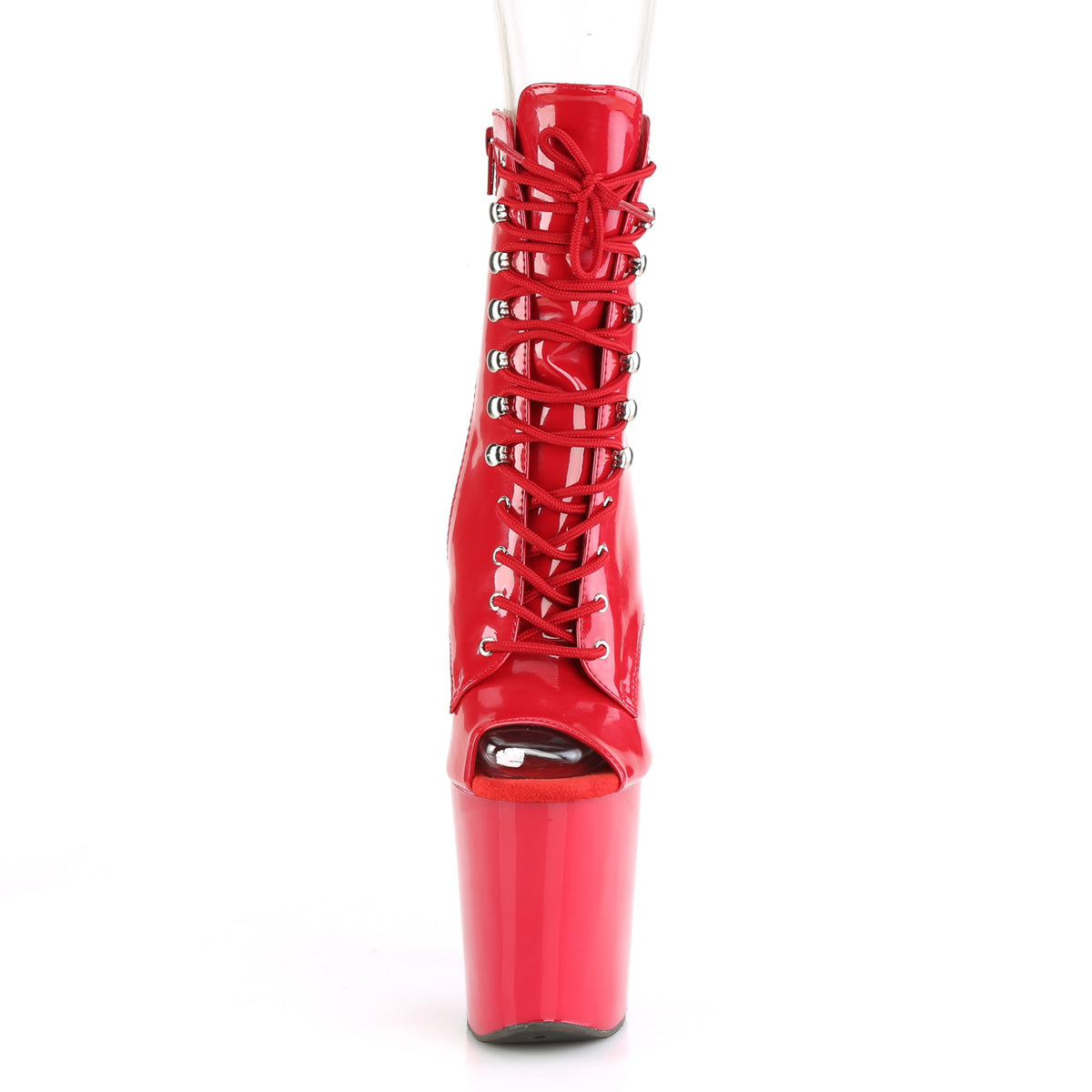 XTREME-1021 Red Patent Ankle Boot Pleaser