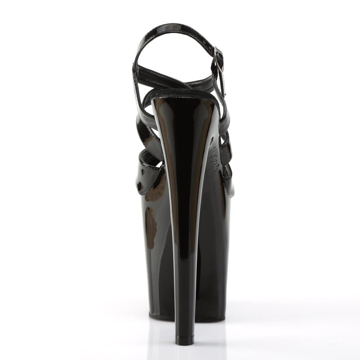 XTREME-872 Black Patent/Black Platform Sandal Pleaser US Size (Women's): 5