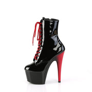 ADORE-1020 Black Patent/Black-Red Pleaser US Size (Women's): 5