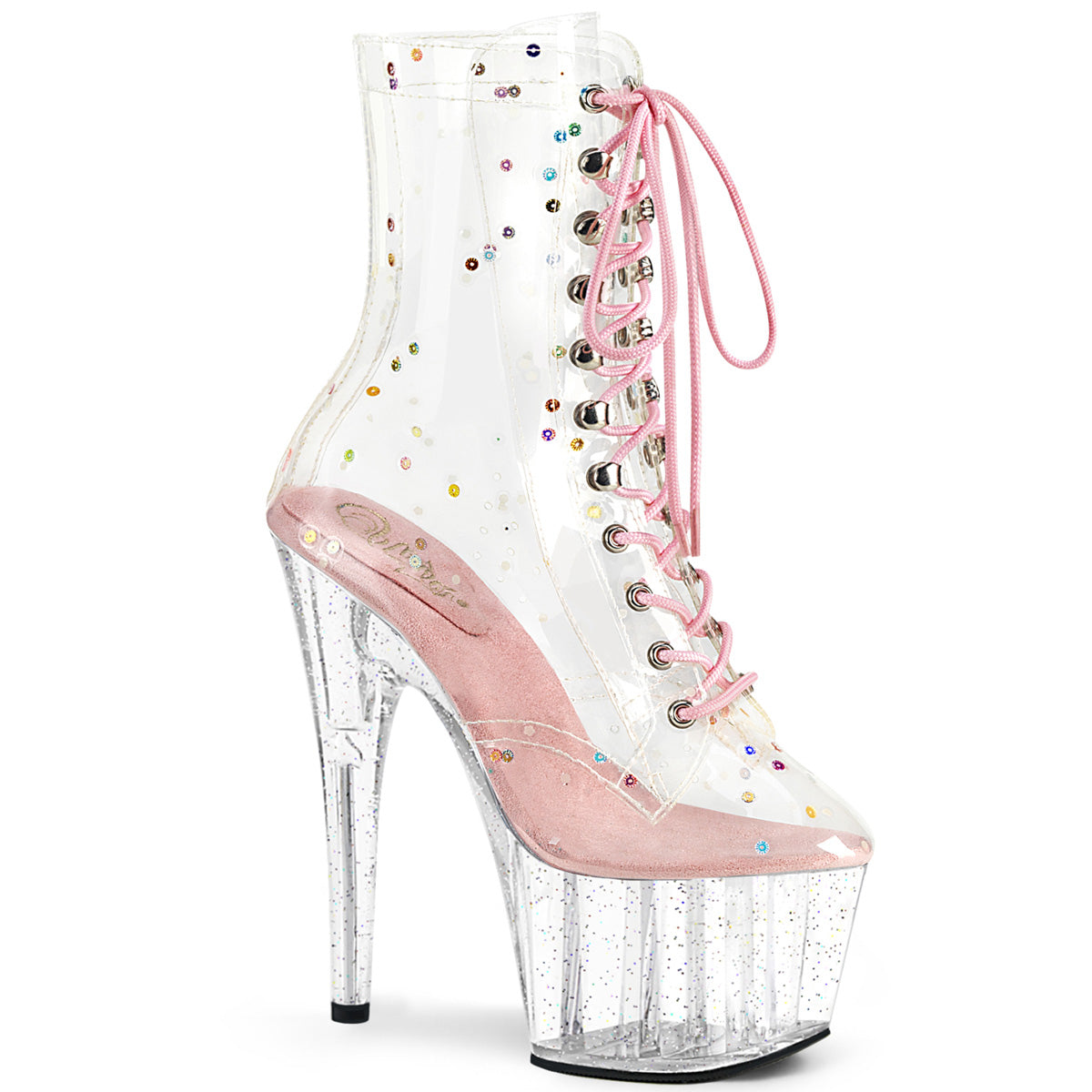 ADORE-1020C-2 Baby Pink Ankle Boots