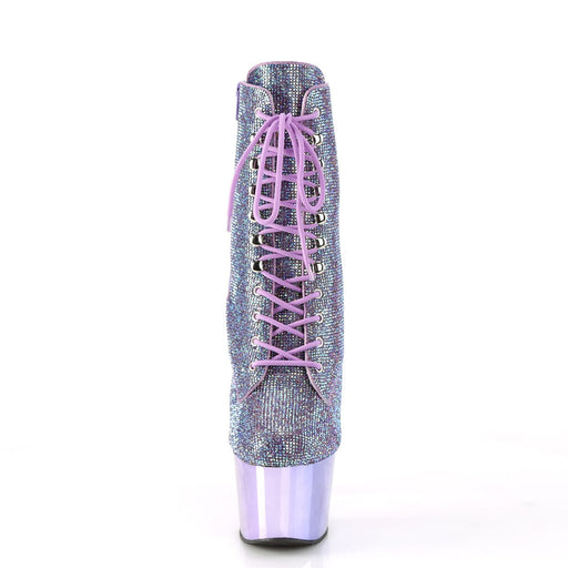 ADORE-1020CHRS Lavender Multi Rhinestones/Lavender Chrome Pleaser US Size (Women's): 5