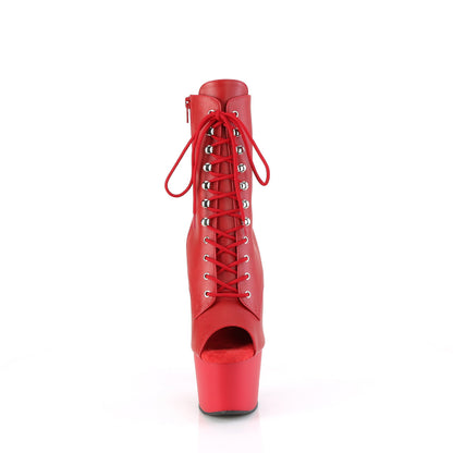 ADORE-1021 Red Faux Leather/Red Matte