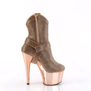 ADORE-1029CHRS Rose Gold Rhinestones/Rose Gold Chrome Pleaser US Size (Women's): 5