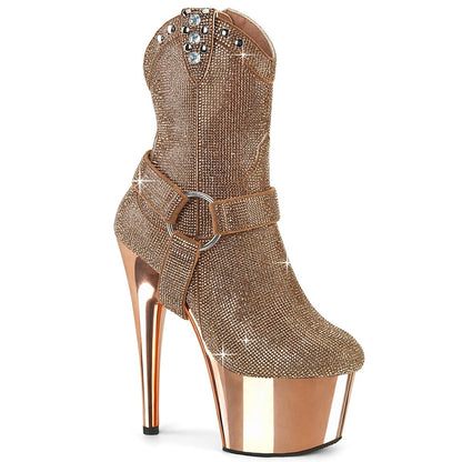 ADORE-1029CHRS Rose Gold Rhinestones/Rose Gold Chrome