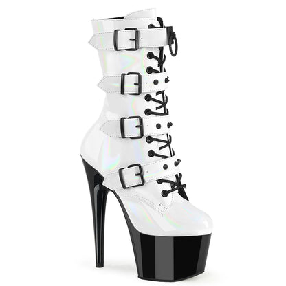 ADORE-1046TT White Holographic Patent /Black