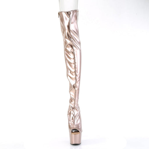 ADORE-3011HWR Rose Gold Stretch Hologram/Rose Gold Pleaser US Size (Women's): 5