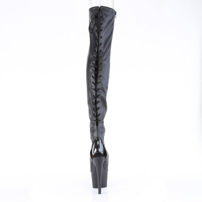 ADORE-3017 Black Stretch Faux Leather