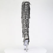 ADORE-3019C-RSF Clear-Black/Clear Pleaser US Size (Women's): 5