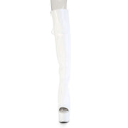 ADORE-3019HWR White Stretch Hologram/White Hologram Pleaser US Size (Women's): 5