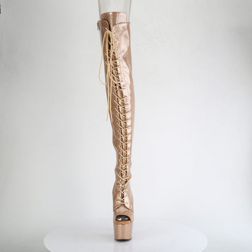 ADORE-3021GP Gold Glitter Patent/M Pleaser US Size (Women's): 5