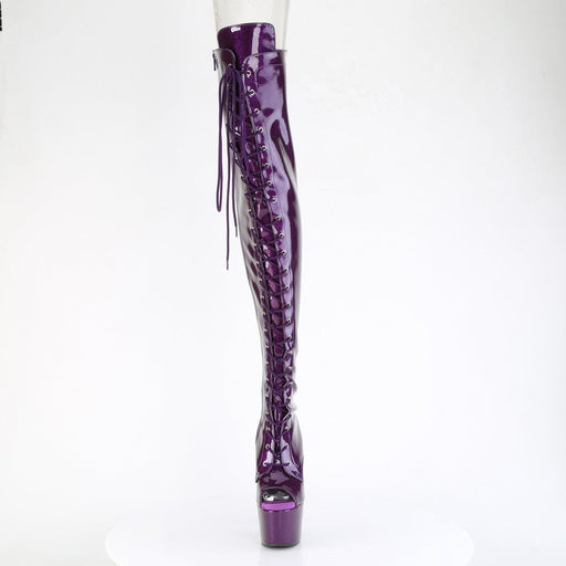 ADORE-3021GP Purple Glitter Patent/M Pleaser US Size (Women's): 5