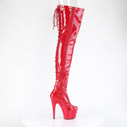 ADORE-3850 Red Stretch Patent/Red Pleaser US Size (Women's): 5