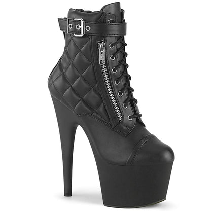 ADORE-700-05 Black Faux Leather/Black Matte