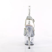 ADORE-708N-RS Silver AB Rhinestones TPU/Clear Pleaser US Size (Women's): 5