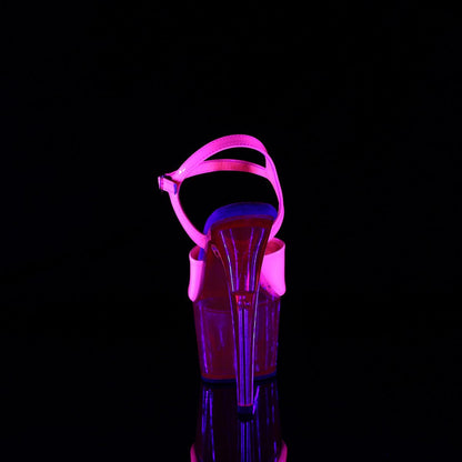 ADORE-709UVT Neon Hot Pink Patent/Hot Pink Tinted