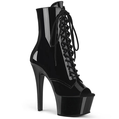 ASPIRE-1021 Black Patent Ankle Boot