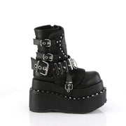 BEAR-150 Black Vegan Leather Demonia US Size (Women's): 6