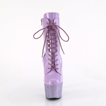 BEJEWELED-1020-7 Lavender Hologram Patent/Lavender Rhinestones