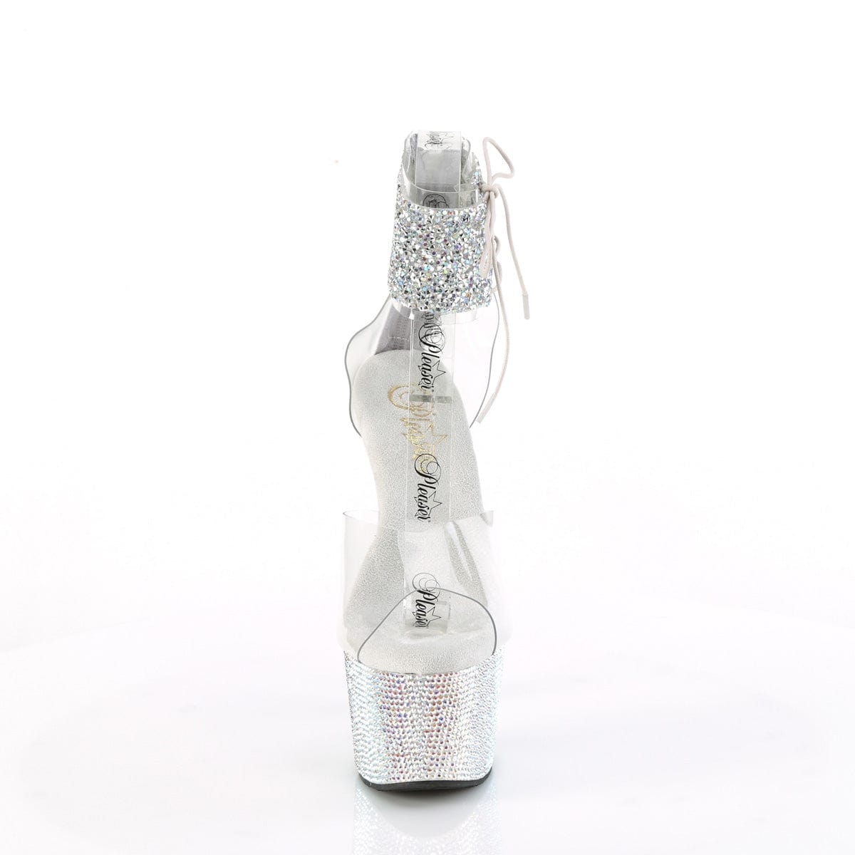 BEJEWELED-724RS-02 Clear-Silver Multi Rhinestones/Silver AB Rhinestones Pleaser US Size (Women's): 5