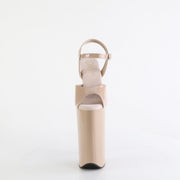 BEYOND-009 Nude Patent/Nude Pleaser US Size (Women's): 5