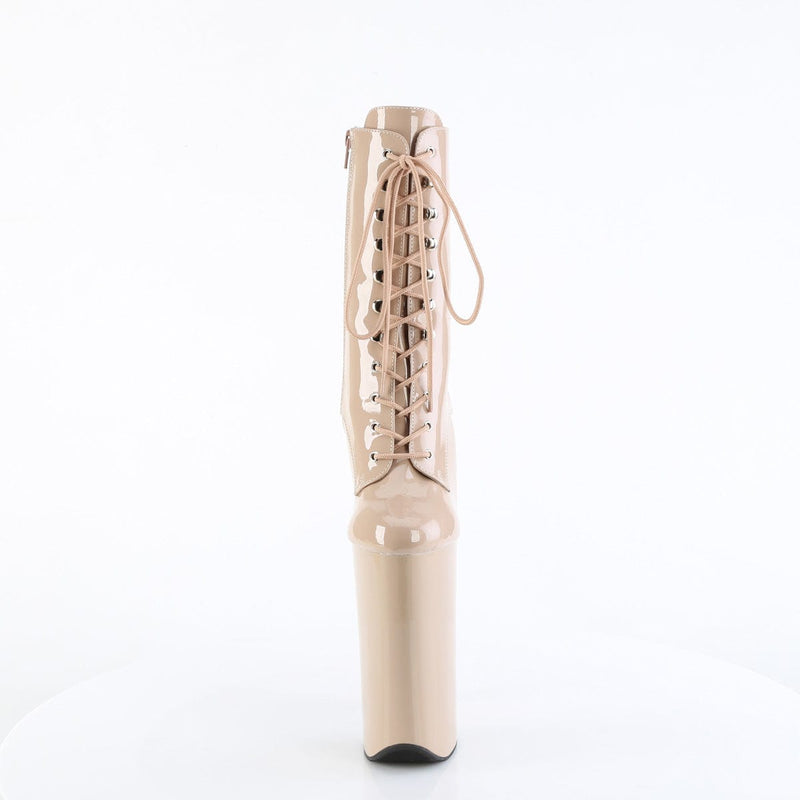 BEYOND-1020 Nude Patent/Nude Pleaser US Size (Women's): 5