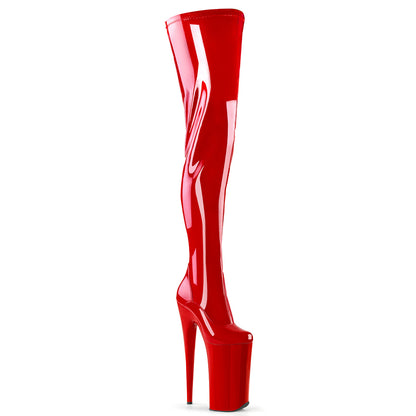BEYOND-4000 Red Stretch Patent/Red Boot