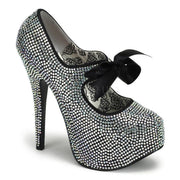 Bordello TEEZE-04R Pump (Iridescent Rhinestones)