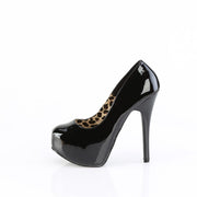 Bordello TEEZE-06 Pump (Black Patent)