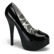 Bordello TEEZE-06 Pump (Black Patent)