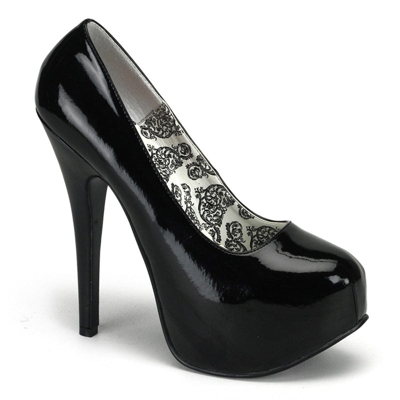 Bordello TEEZE-06 Pump (Black Patent)