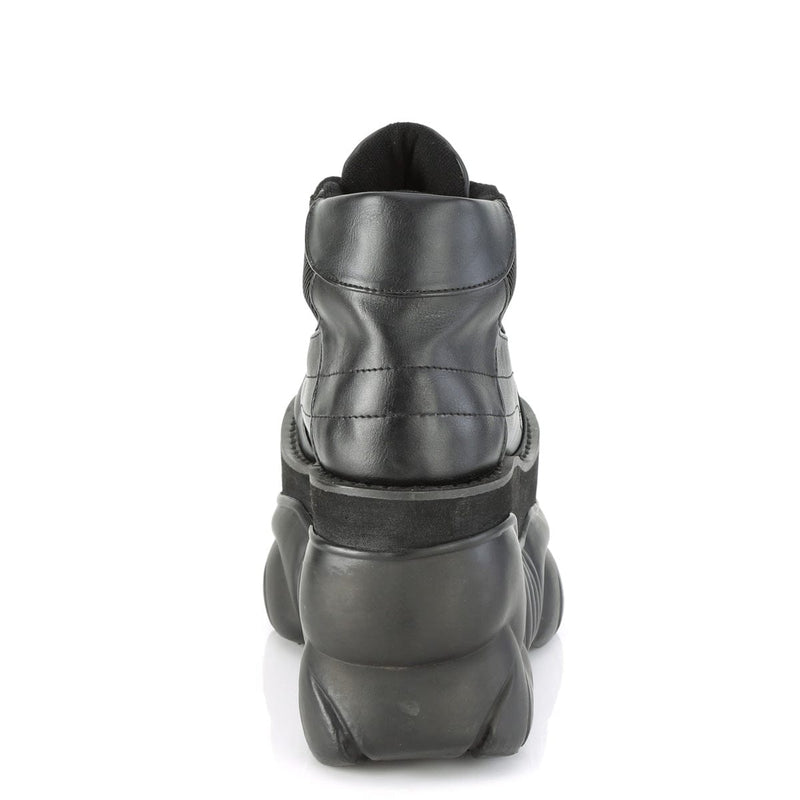 BOXER-01 Black Vegan Leather Demonia US Size (Unisex/Men's): 5