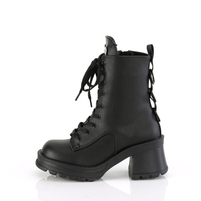 BRATTY-50 Black Vegan Leather Demonia US Size (Women's): 6
