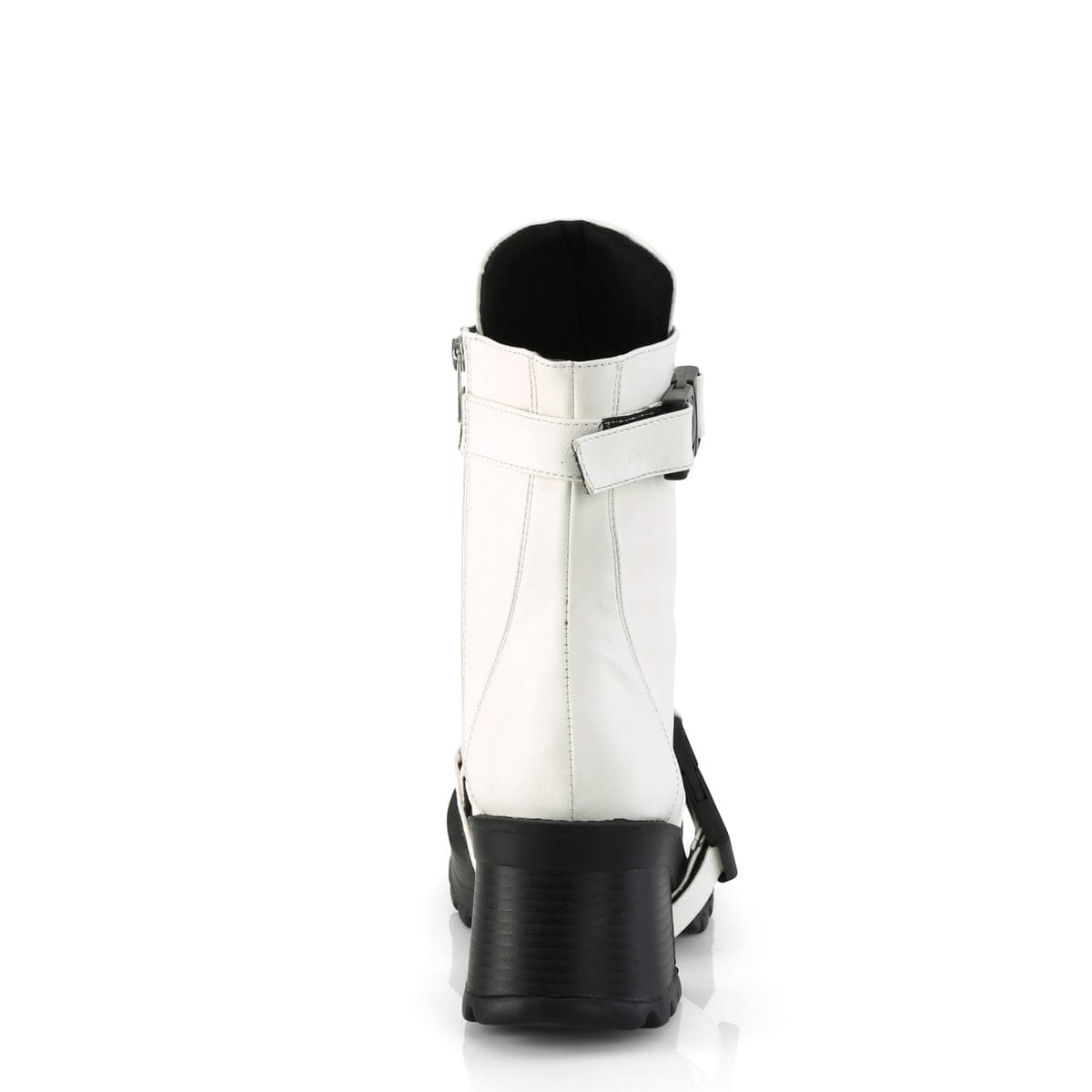 BRATTY-56 White Vegan Leather Demonia US Size (Women's): 6