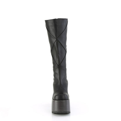 CAMEL-280 Black Vegan Leather